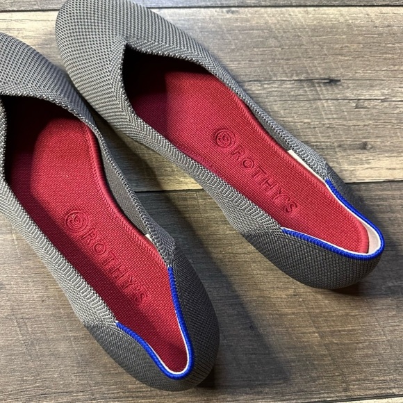 Rothy's Gray Round Toe Ballet Flat - Picture 2 of 6